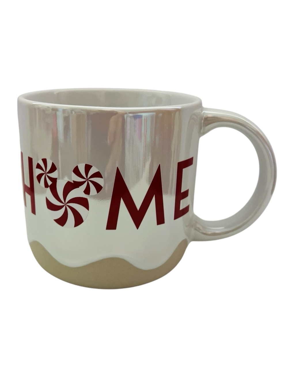 Disney Parks Mickey Home Peppermint Swirl Holiday Coffee Mug